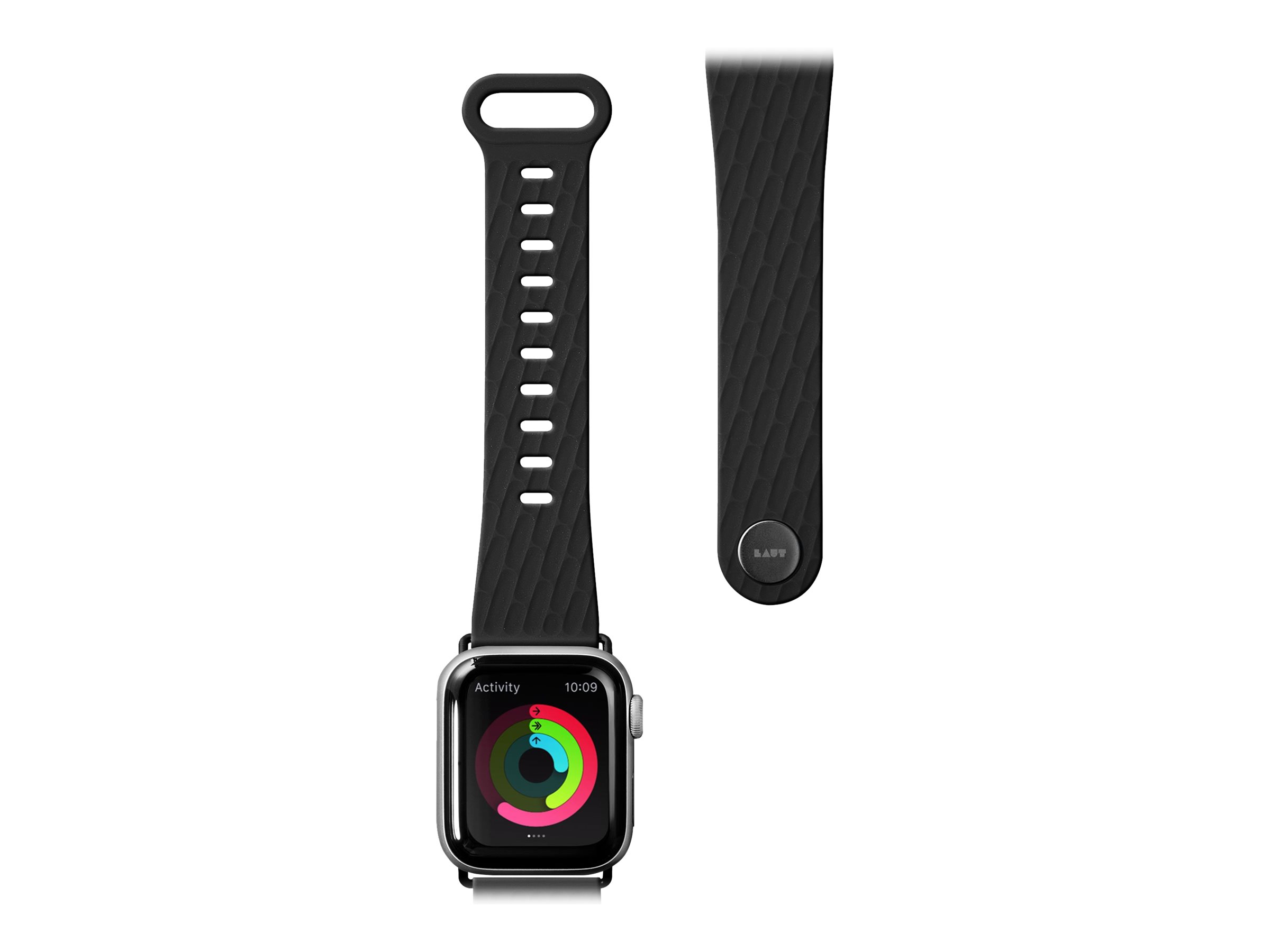 Laut Active 2.0 Sport Watch Strap for Apple Watch - 42/44mm - Black - LAWLA2BK