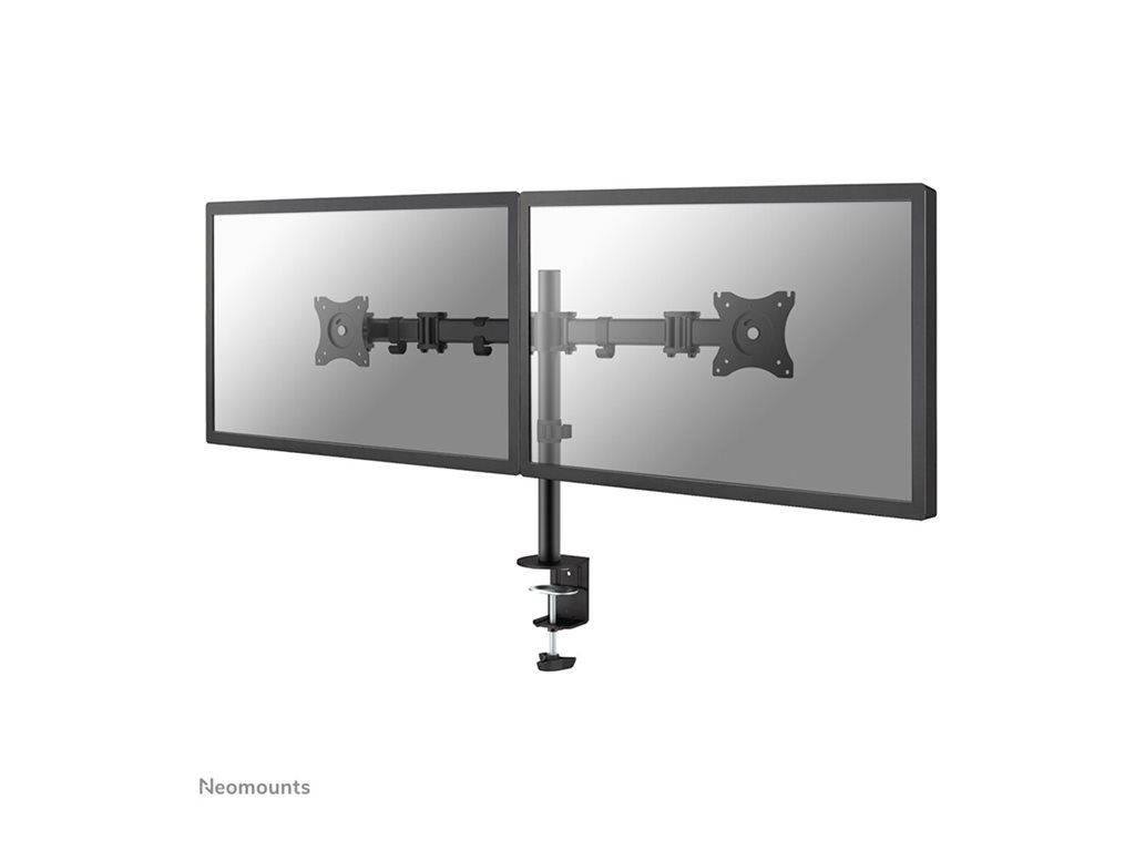 NEOMOUNTS Flat Desk Mount 2 screens Blk