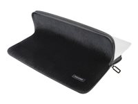 Tucano Velluto Notebook Sleeve for MacBook Air/Pro - 13 Inch - Black - BFVELMB13-BK
