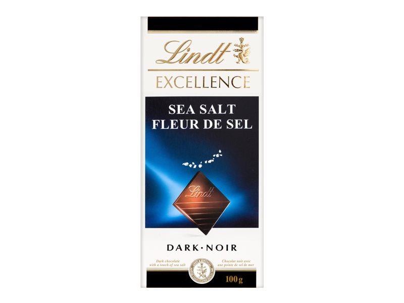 Lindt EXCELLENCE Dark Chocolate - Sea Salt - 100g