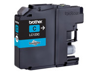 Brother LC 123C Cyan 600 sider