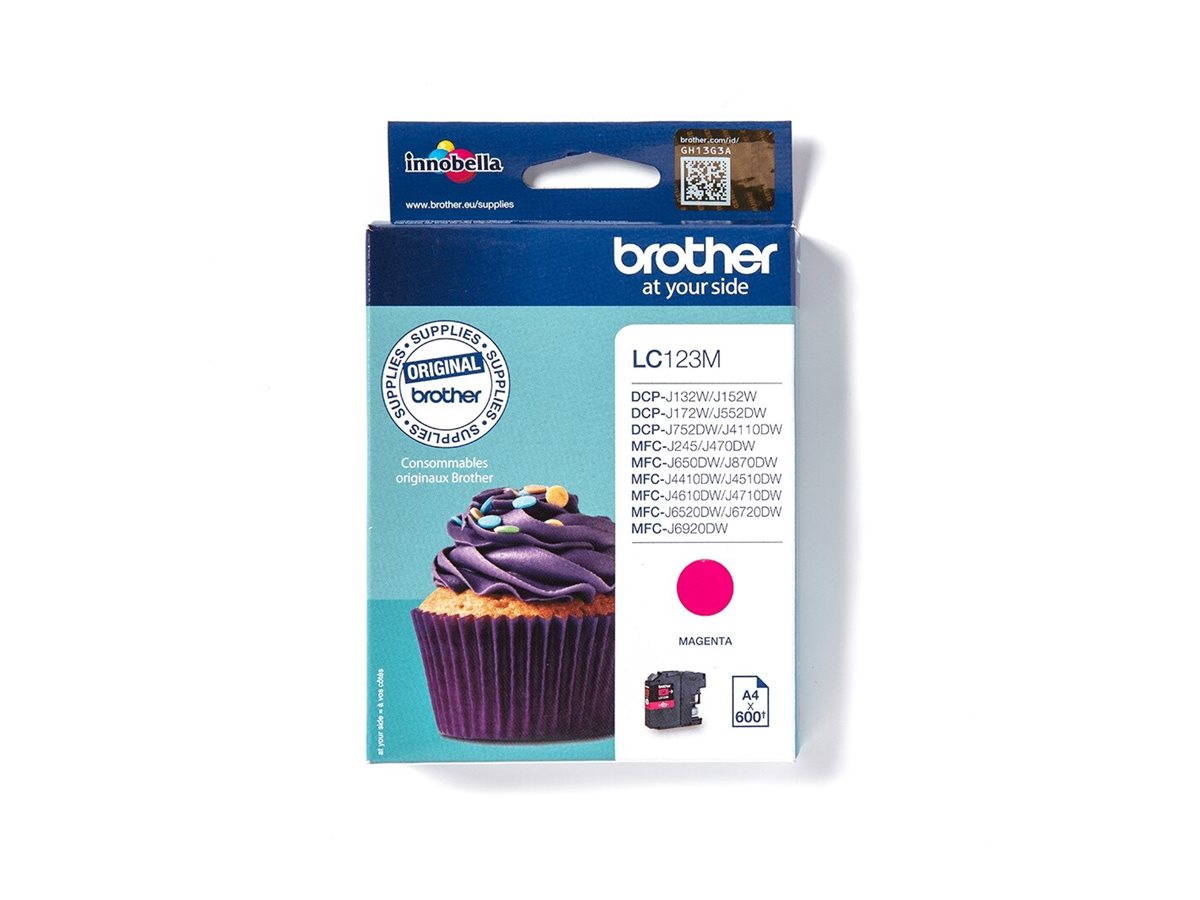 Brother Lc123m High Yield Magenta Original Ink Cartridge