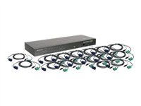IOGEAR GCS1716KITUTAA 16-Port VGA Combo KVM Swith with USB KVM Cables KVM / USB switch 