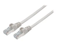 Intellinet Network Patch Cable, Cat6, 3m, Grey, Copper, S/FTP, LSOH / LSZH, PVC, RJ45, Gold Plated Contacts, Snagless, Booted