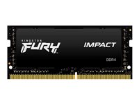 Kingston FURY Impact - DDR4 - module - 16 GB - SO-DIMM 260-pin - 3200 MHz / PC4-25600 - unbuffered