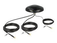 Delock Multiband LTE UMTS GSM GPS SMA Antenna omnidirectional roof mount outdoor