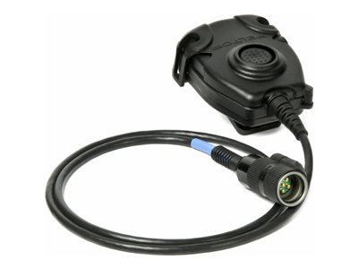 3M PELTOR PUSH-TO-TALK (PTT) ADAPTER MILITARY RADIO FL5601-02, WITH 6-PIN MIL-C-