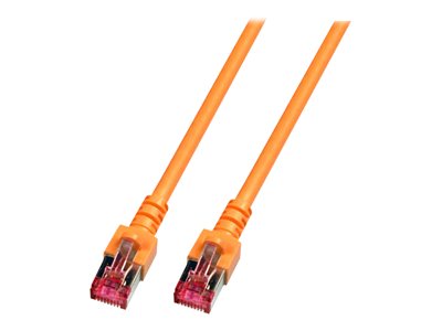 EFB RJ45 Patchkabel S/FTP, Cat.6, LSZH, 0.25m, orange - K5516.0,25