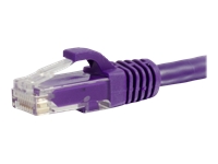 C2G 35ft Cat6a Snagless Unshielded UTP Network Patch Ethernet Cable-Purple