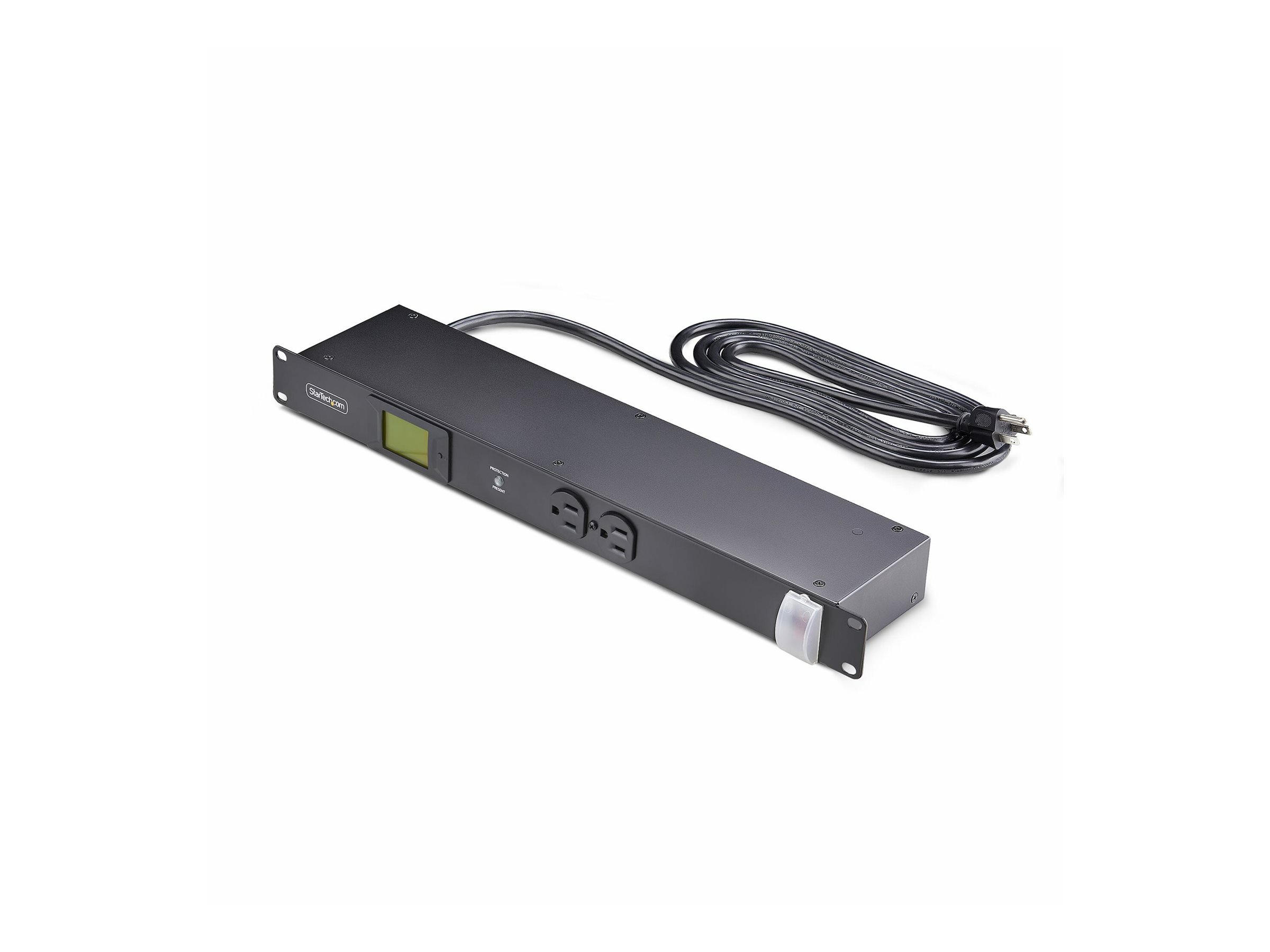 StarTech 8-Outlet Rack Mount Metered PDU, 1U Server Power Strip, TAA