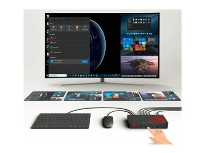 SIIG Full HD Quad-View 1080p HDMI KVM Switch MultiView Processor