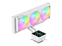 GameMax Glacier 360 LCD WH Vandkøler 1-pack Hvid 120 mm