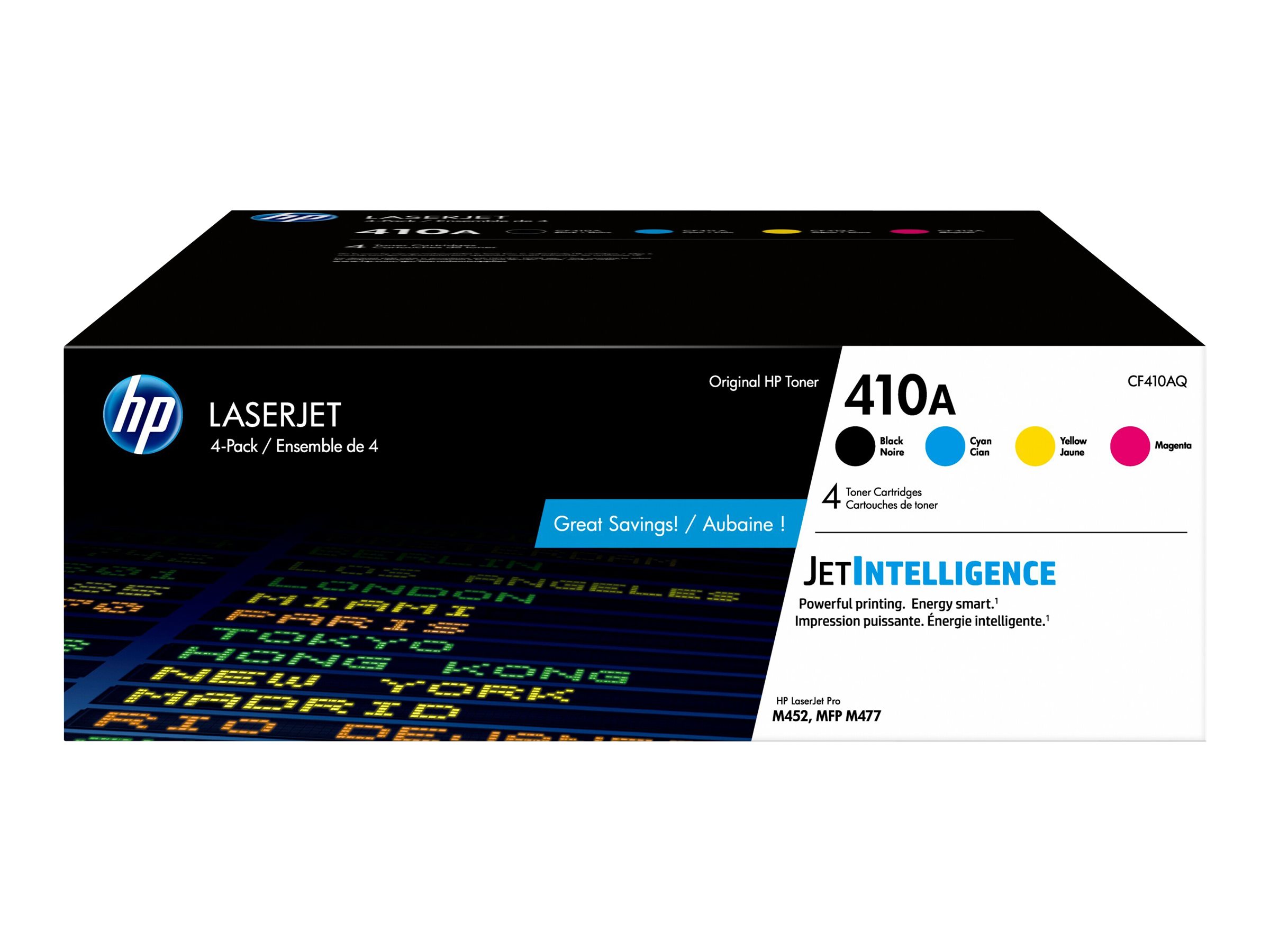 HP 410A - 4-pack - black, yellow, cyan, magenta