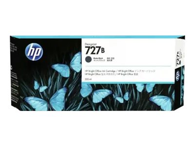 HP 727B high capacity photo black original DesignJet ink Package view Front 80028