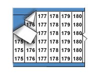 Brady Consecutive Numbers 175-199