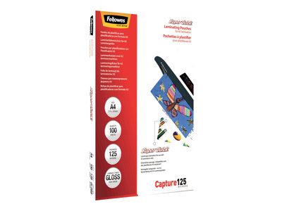 FELLOWES POCHETTES 10X15CM 80 MICRONS 25