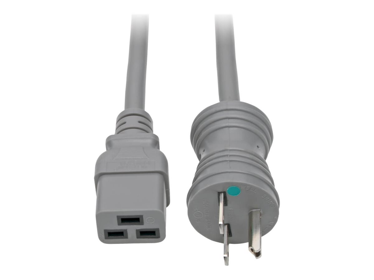 Eaton Tripp Lite Series Hospital-Grade Power Cord, NEMA 6-15P to C19