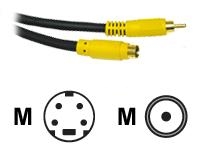 C2G Value Series 12ft Value Series Bi-Directional S-Video to Composite Video Cable