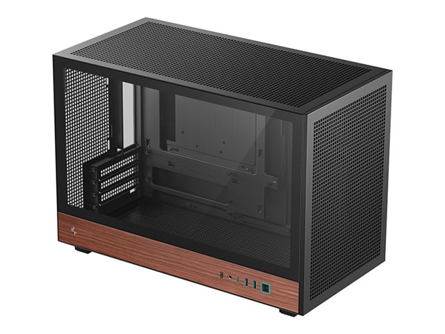 DeepCool CH260 WOOD micro micro Product shot Left-angle 79300