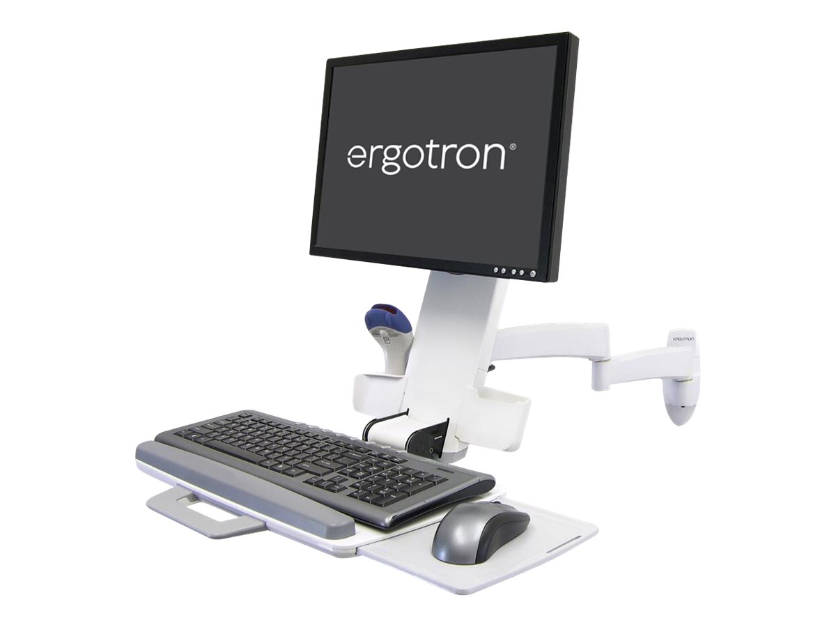 Ergotron 200 Series mounting kit for LCD display / keyboard / mouse / barcode scanner Product shot Right-angle 80000