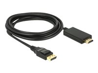 DeLOCK Videokabel DisplayPort / HDMI 3m Sort