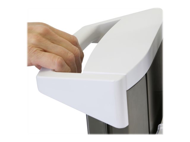 Ergotron CareFit Pro vozík - Electric Lift - pro LCD displej / klávesnice / myš / CPU - bílá, teplá šedá - kompatibilní s TAA – foto 9