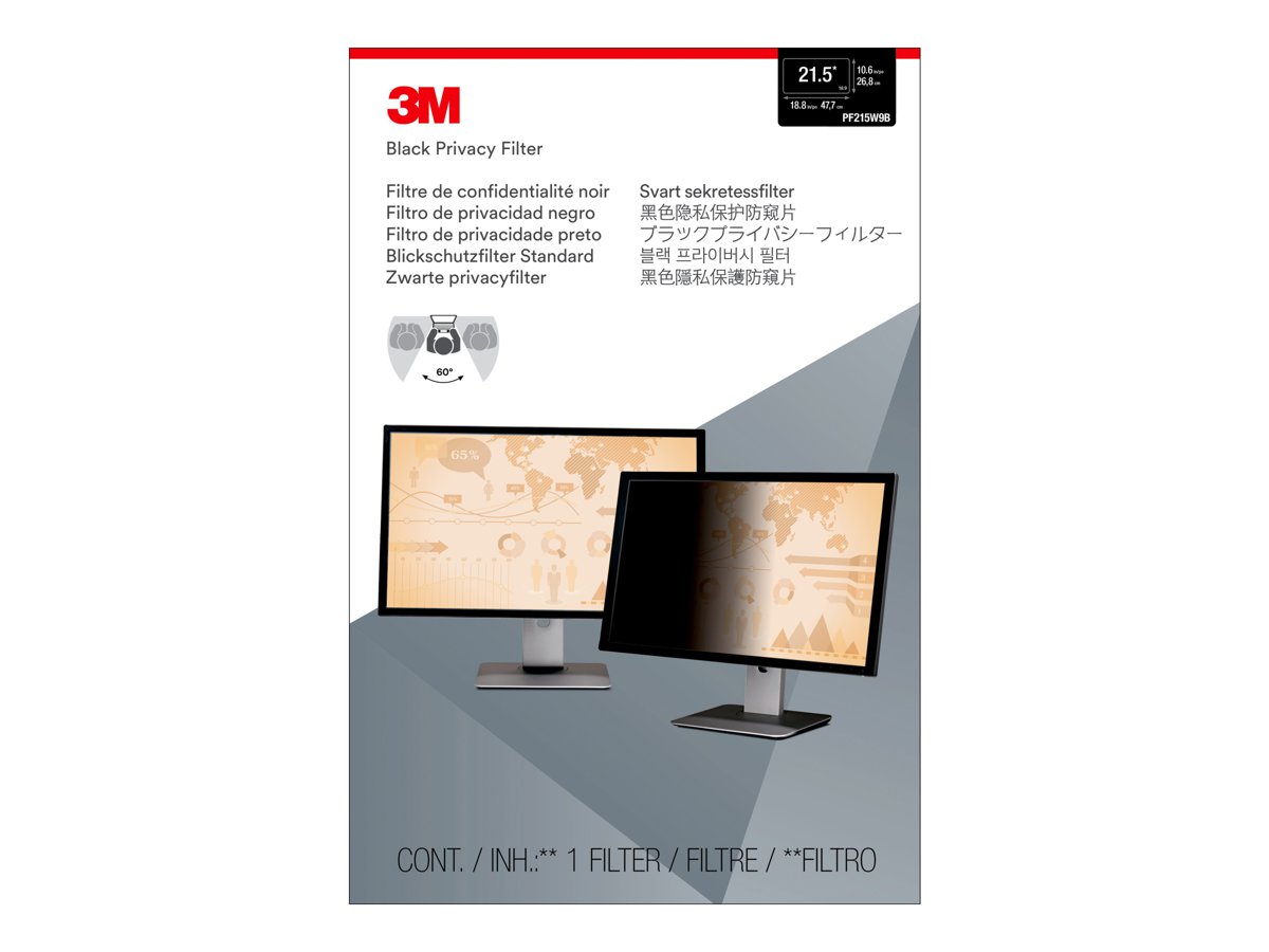 3M Bezrámový filtr filtr displeje ke zvýšení soukromí - 21.5" – foto 4