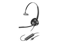 Poly EncorePro 310 - EncorePro 300 series - headset - on-ear - wired - USB-C - black - Works With Chromebook Certified