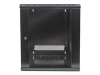 Intellinet Network Cabinet, Wall Mount (Standard), 15U, Usable Depth 260mm/Width 510mm, Black, Flatpack, Max 60kg, Metal & Gl