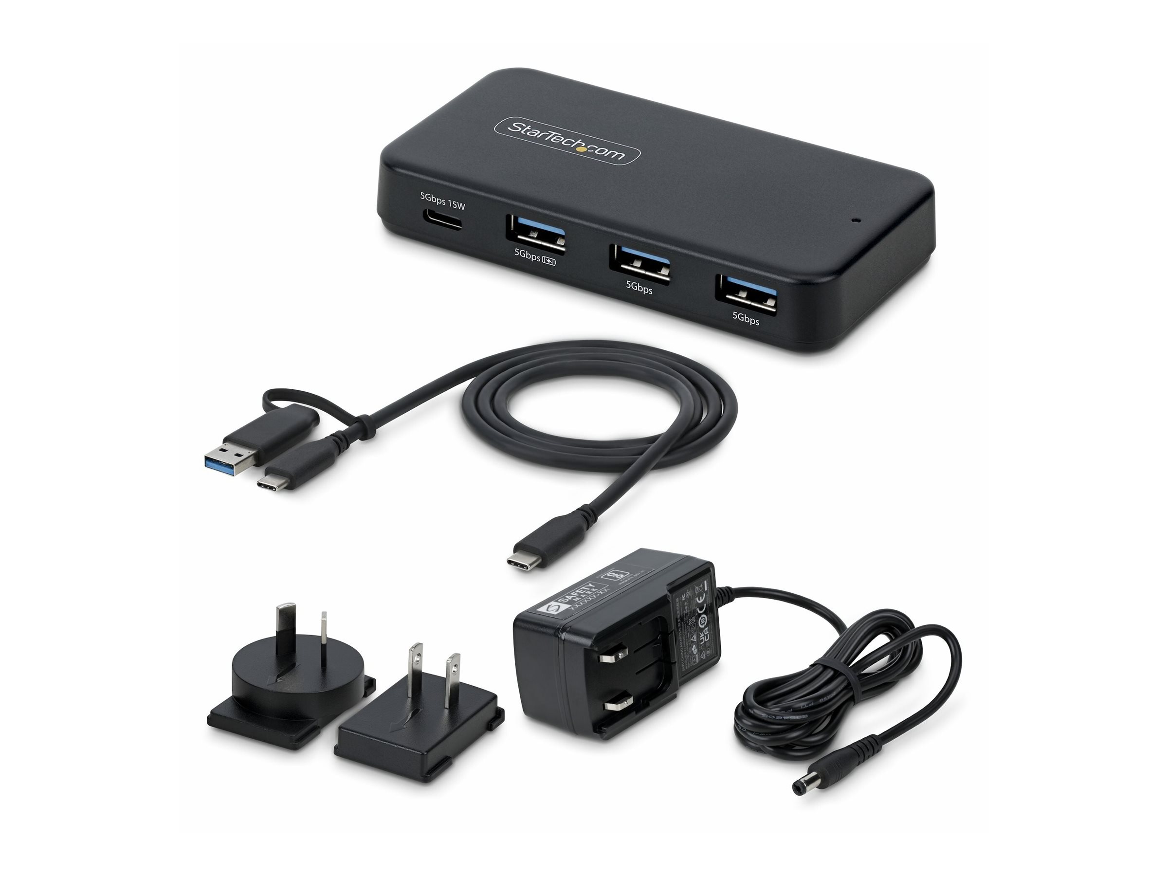 Startech - Hub - 3 x SuperSpeed USB 3.0 + 1 x USB-C (power delivery)