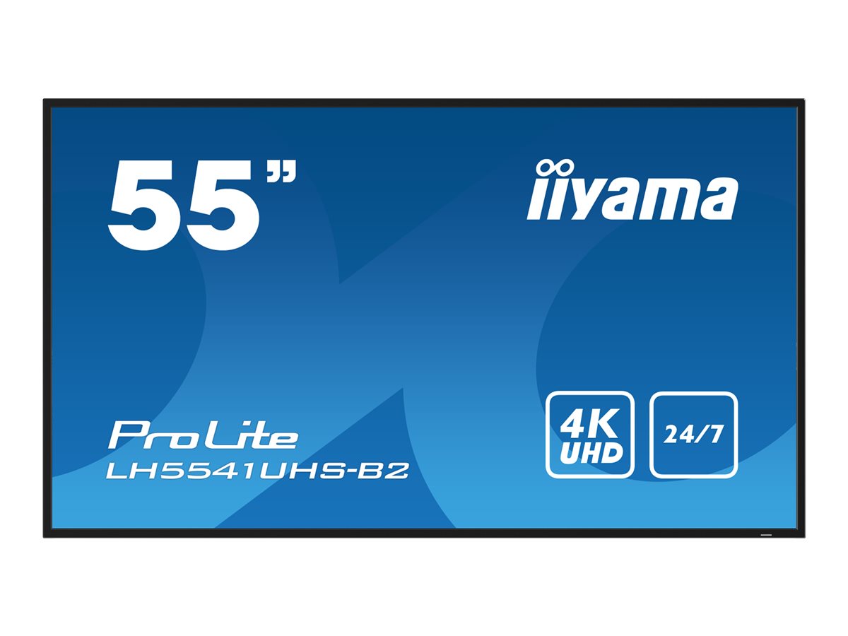 iiyama ProLite LH5541UHS-B2 55" Třída (54.6" zobrazitelný) displej LCD s LED podsvícením - 4K - pro digital signage – foto 2