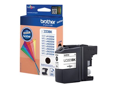 BROTHER LC223BK Tinte schwarz 550Seiten Verbrauchsmaterialien - Tinte