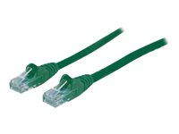 Intellinet Network Patch Cable, Cat6, 20m, Green, CCA, U/UTP, PVC, RJ45, Gold Plated Contacts, Snagless, Booted, Lifetime War