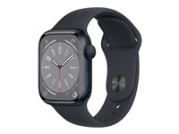 Apple Watch Series 8 (GPS) 41 mm Sort Smart ur