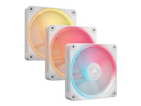 CORSAIR iCUE Link LX120-R RGB Starter Kit Fan 3-pack Hvid 120 mm