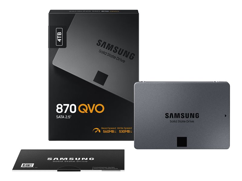 Samsung 870 QVO MZ-77Q4T0BW - SSD - 4 To - SATA 6Gb/s
