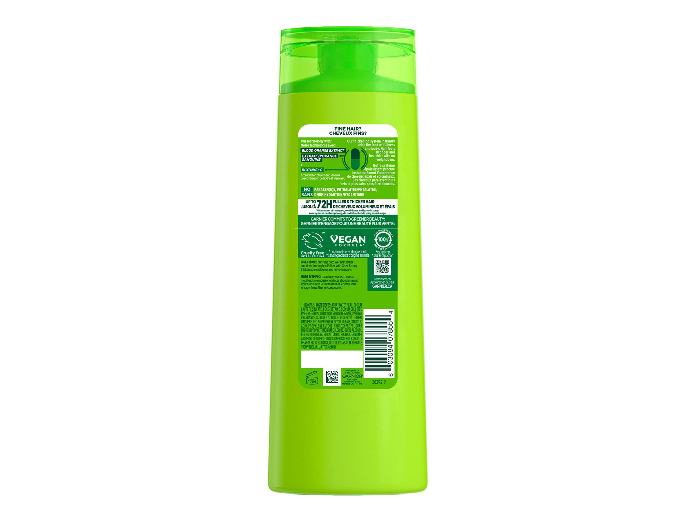 Garnier Fructis Grow Strong Thickening Shampoo - 370ml