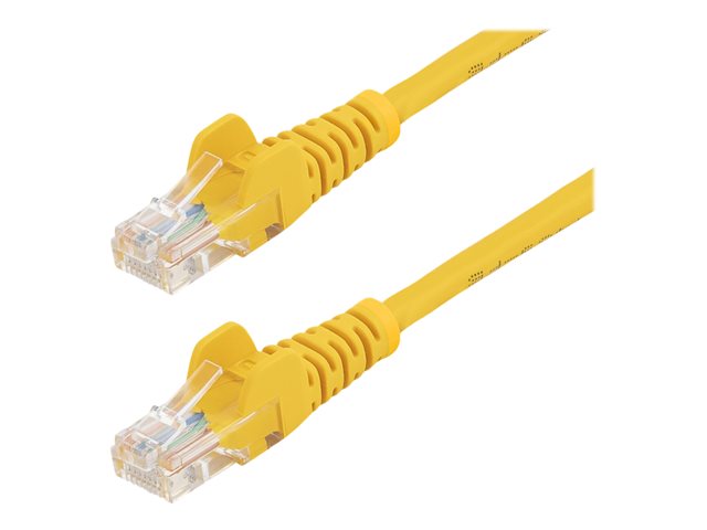 Image of StarTech.com 7m Yellow Cat5e / Cat 5 Snagless Ethernet Patch Cable 7 m - patch cable - 7 m - yellow