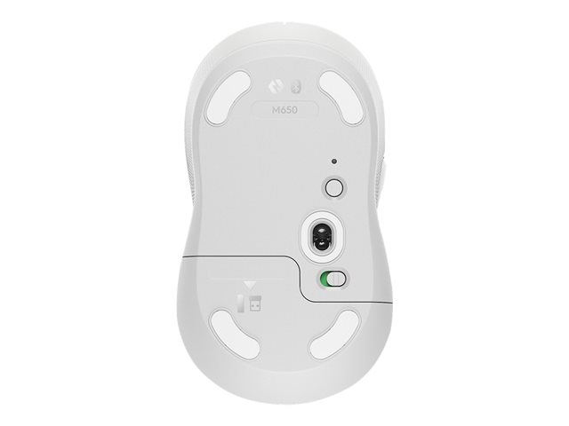 Logitech Signature M650 L LEFT - myš - velká velikost - 2.4 GHz, Bluetooth - bělavá – foto 13