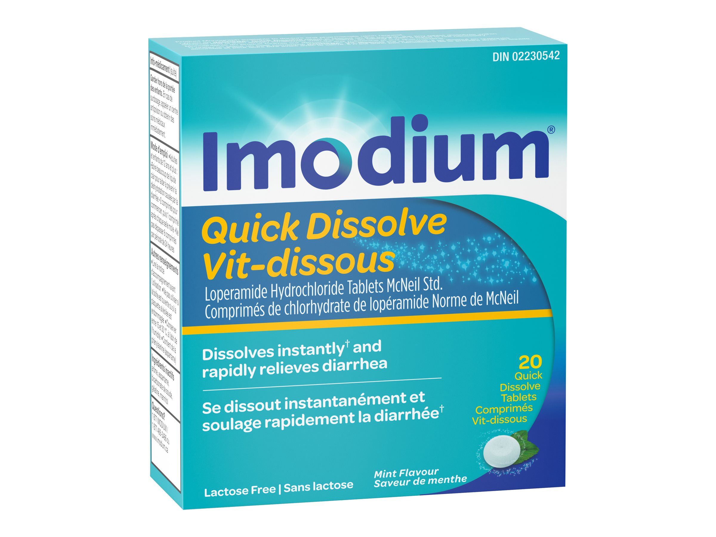 Imodium Quick Dissolve Tablets - 20's