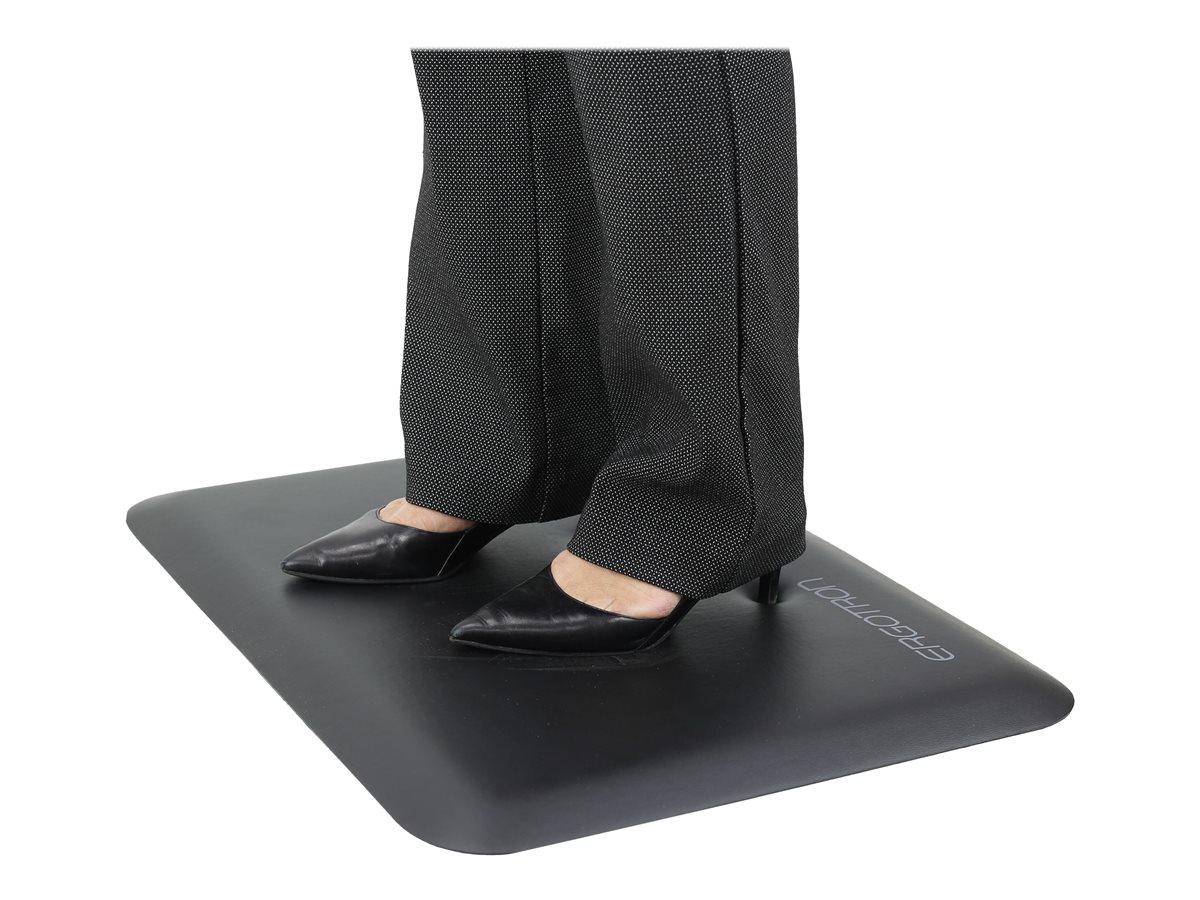 Ergotron WorkFit Small - podlahová rohož - pravoúhlý - 61 x 46 cm - černá – foto 2