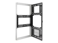 Chief Impact On-Wall Kiosk enclosure - portrait - for LCD display - white