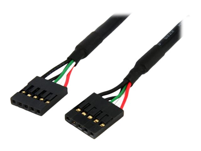 Image of StarTech.com 5 Pin USB 2.0 Header - 18 in USB IDC Motherboard Header Cable - F/F (USBINT5PIN) - USB cable - 5 pin IDC to 5 pin IDC - 45.7 cm