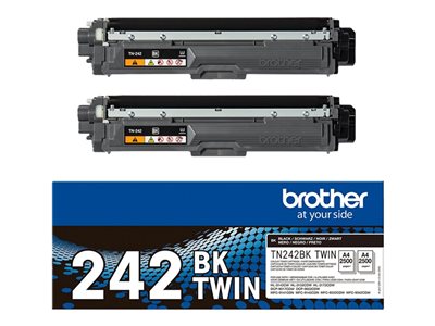 BROTHER TN242BK TWIN TONER FOR ECL - TN242BKTWIN