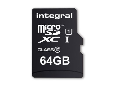 Integral UltimaPro - flash memory card - 64 GB - microSDXC UHS-I