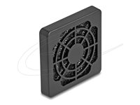 DeLOCK Ventilatorskærm 1-pack Sort