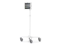 Compulocks iPad Pro M4 13" (2024), Apex Enclosure Rolling Cart - Rise Freedom Extended mounting kit - for tablet - white