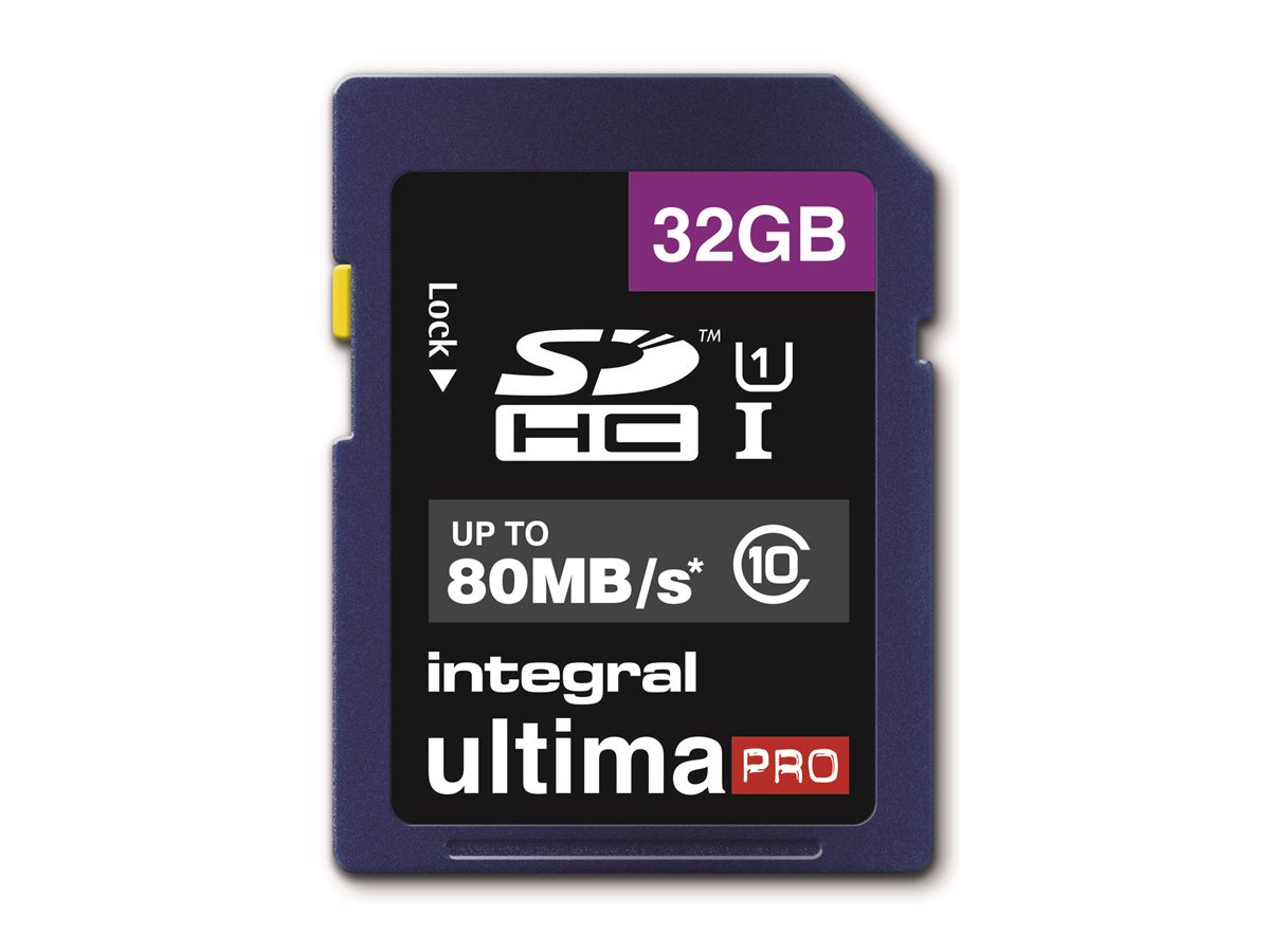 Integral Ultimapro Flash Memory Card 32 Gb Sdhc Uhs I Integral Ultimapro Flash Memory Card 32 Gb Sdhc Uhs I