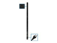 Eaton Tripp Lite Series PDU Basic 1.44kW 120V Single-Phase - 16 NEMA 5-15R Outlets, 5-15P Input, 15 ft. Cord, 48 in. 0U Rack