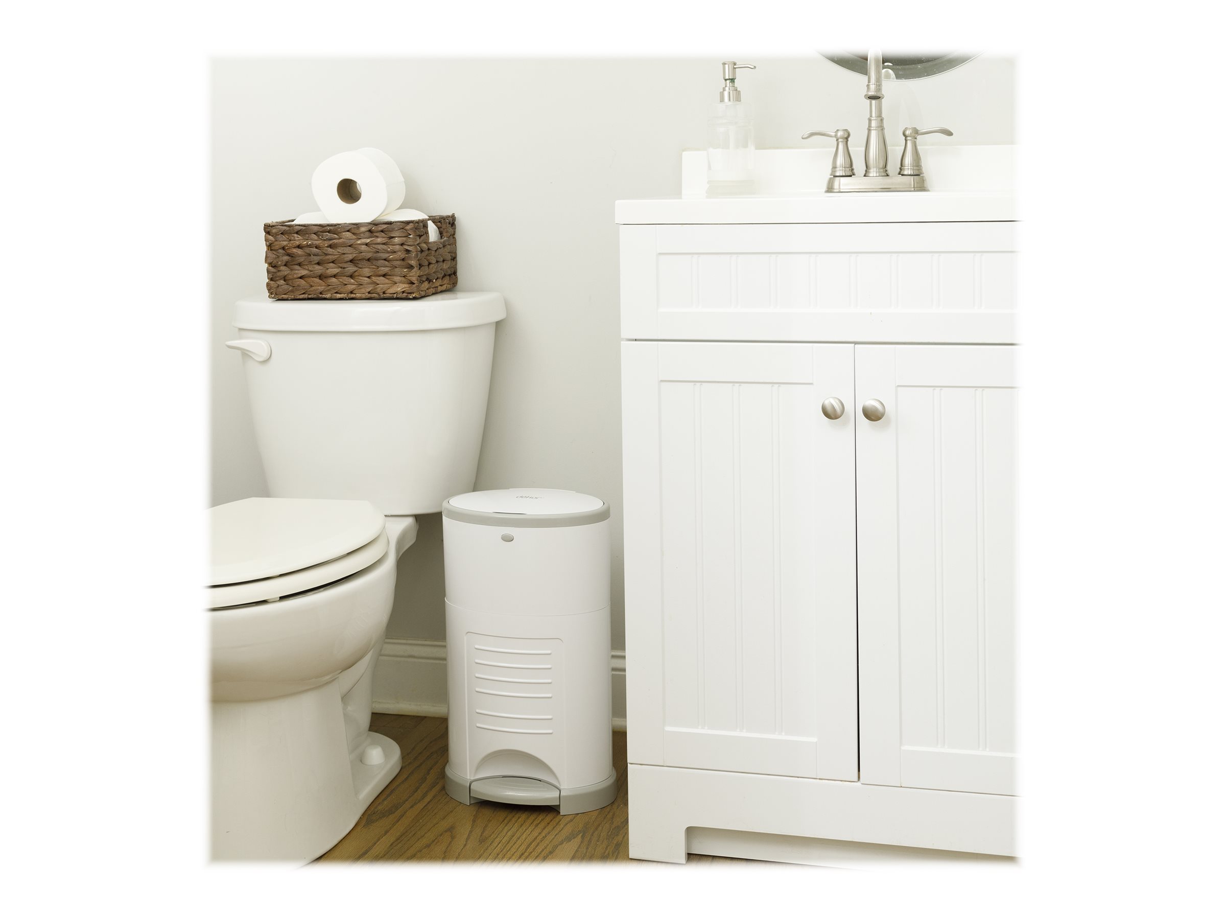 Dekor Classic Diaper Pail - White